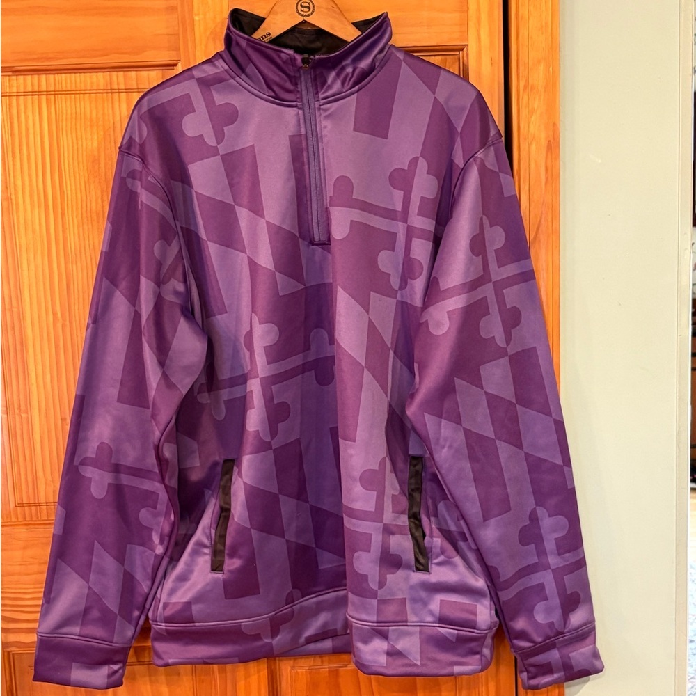 Maryland Flag(Purple Monochrome)Pullover